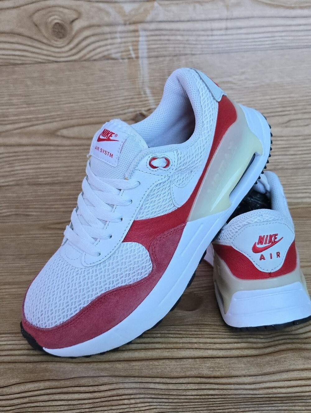 Nike Air Max SYSTM 'White University Red'